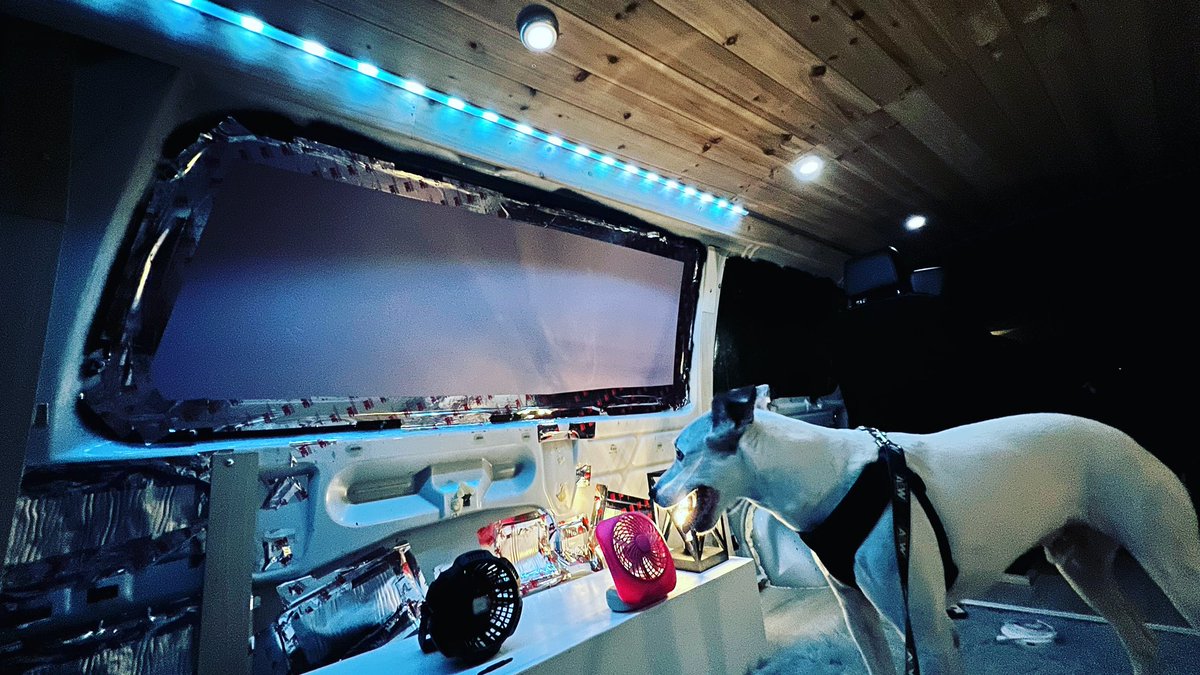 Getting some lights put up tonight