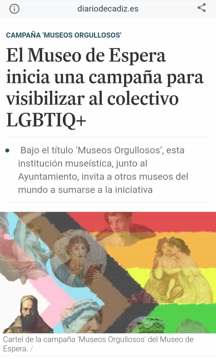 El Diario de Cádiz se hace eco de la campaña que estamos llevando en el Museo Arqueológico de Espera!!! diariodecadiz.es/sierra/Museo-E…
