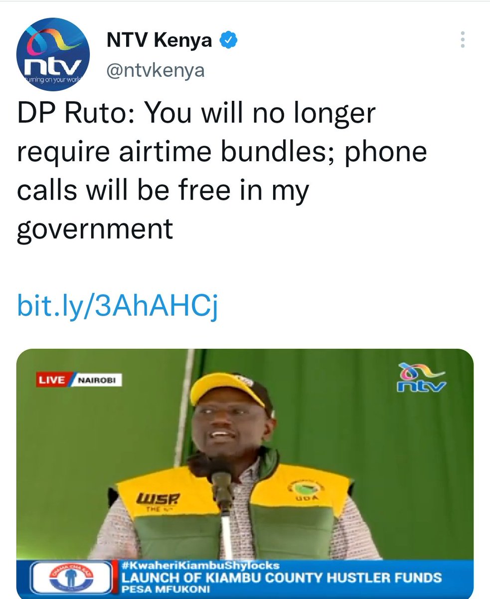 @WilliamsRuto will soon promise Kenyans eternal life to get votes!
Only Baba @RailaOdinga and @MarthaKaruaSC can be trusted on their word!
@AzimioUmoja 
@AzimioMedia 
@TheODMparty