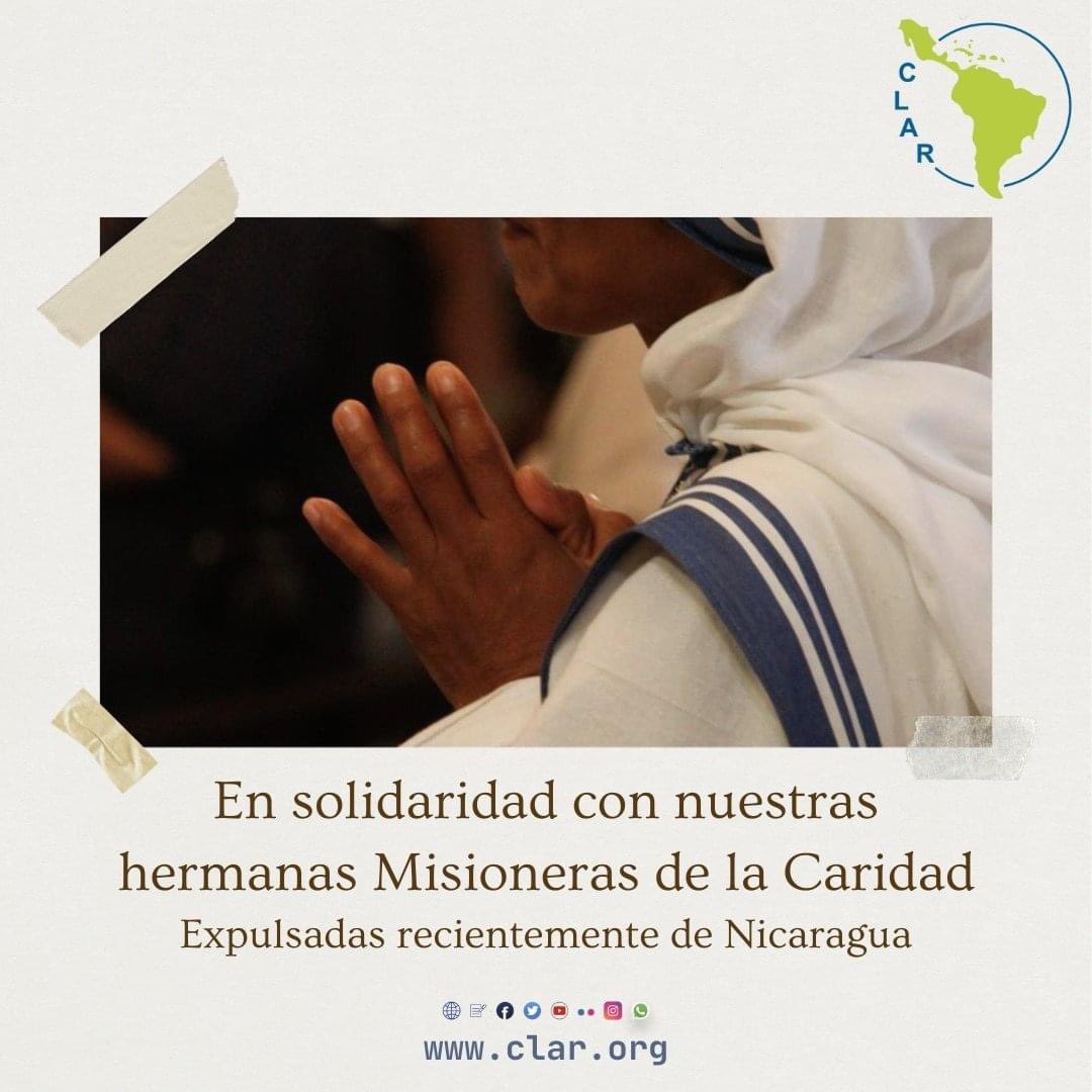 genaro_valencia's tweet photo. Nuestras hermanas, las Misioneras de la Caridad, han sido expulsadas de #Nicaragua y nadie dice nada. Eso no genera noticia, porque no vende. Ellas prestaban servicio en dicho país de 1988 en beneficio de niños y ancianos pobres. Favor de hacer retuit y ayudarnos a alzar la voz. https://t.co/hnKNCyLwDA