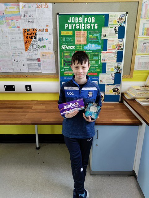 stpatsarmagh's tweet photo. Egg drop winners:
1st: Martin Quinn with “Triangle of death”. Perfectly preserved passenger.
2nd: Faolan McCann with“Oobleck 2.0”. Slightly cracked but mostly intact.
3rd: Liam Haughey with “LDA”. Scrambled but poached a few ideas for next year.
#STEM #CrackingWork ❤️💚 https://t.co/x8TTvnG4in
