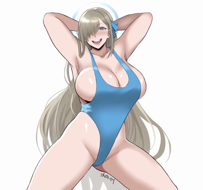 朝から暑いので水着貼る 