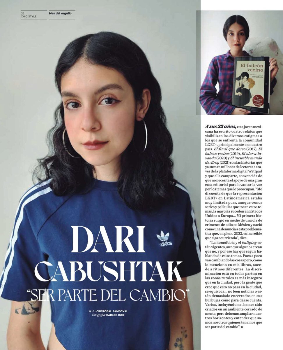 Ay, gente. Estoy viviendo el sueño de aparecer en un impreso 😭😭 He aprendido a través del tiempo que no se necesita avanzar rápido, sino simplemente avanzar. Que cada uno tiene su tiempo y aquí voy, poco a poco con el apoyo de mis amixes.
Les juro que lo enmarcaré jajaja