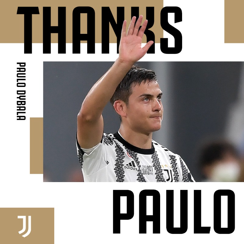 juventusfc's tweet photo. Grazie di tutto @PauDybala_JR 💎