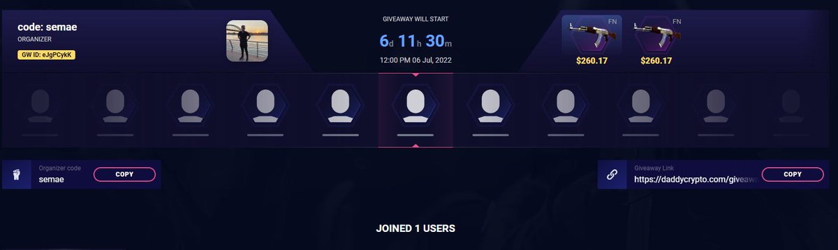 semae21's tweet photo. 🔴LIVEEE
🔻10$ LTC  giveaway on stream
🔻Retweet post!
🔴Join: https://t.co/V2PYimcCKc
New giveaway on Daddyskins https://t.co/Kih4mZAx9r https://t.co/53s443XrUz