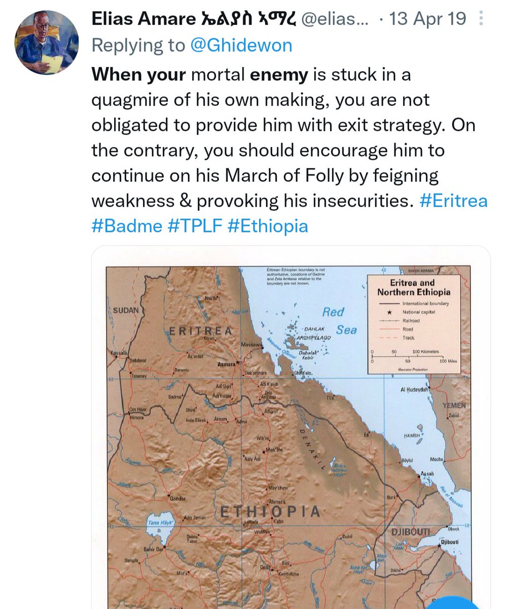 #EritreaPrevails Zere must B Sthing wrong W/ TPLF's brains who find war glorious or exciting. It's noZing glorious it's just a dirty tragedy Zey just cry about Zey cry 4 what Zey denied ☮️, Zey cry 4 Wat Zey pretend Wth a threat but it disintegrated in front of Zem. Dreams gone. 
