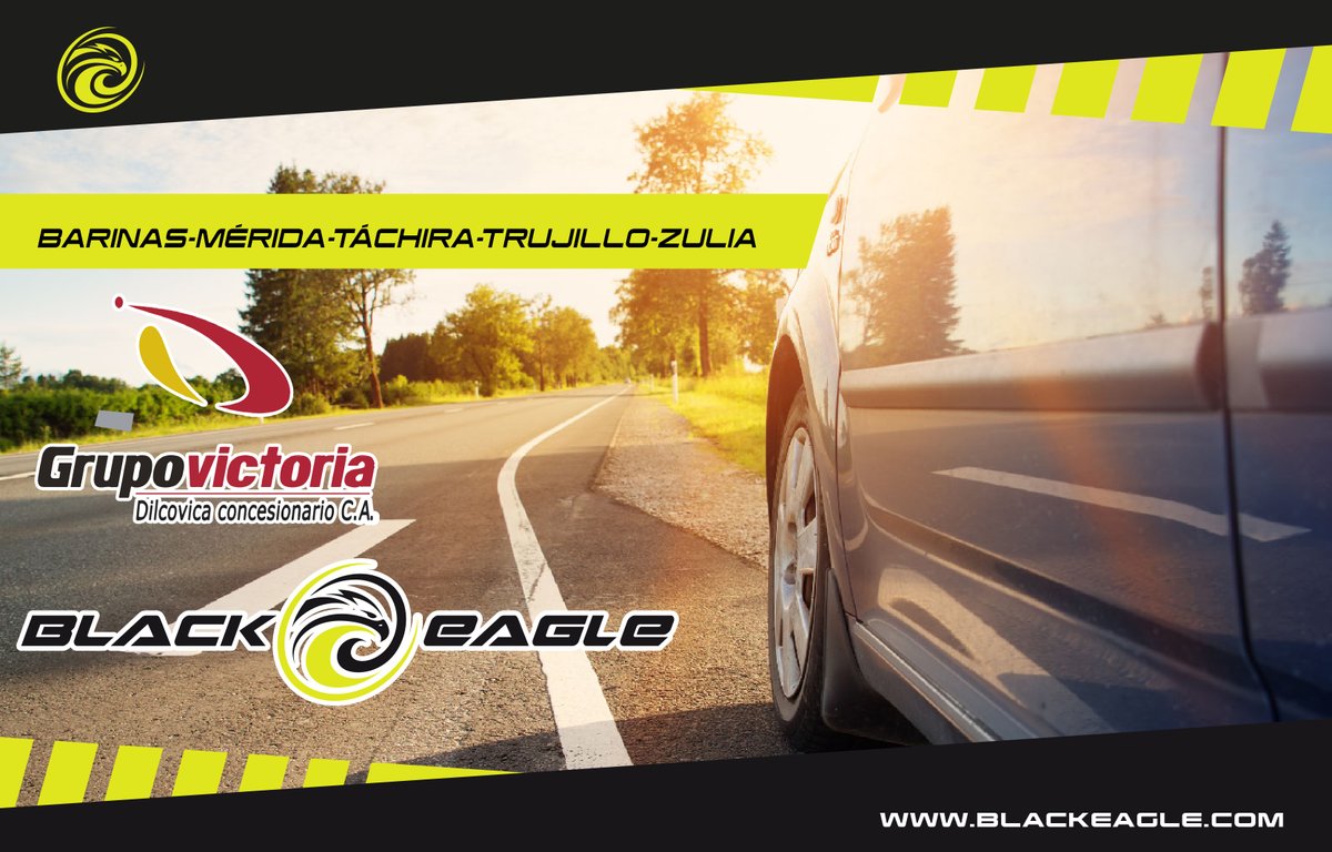 blackeagleve's tweet photo. ¡Recuerda! en #GrupoVictoria consigues el caucho de tu preferencia y que necesita tu vehículo, siempre con la calidad #BlackEagle y la mejor atención #postventa de nuestros aliados comerciales https://t.co/4Bdl3hpggm