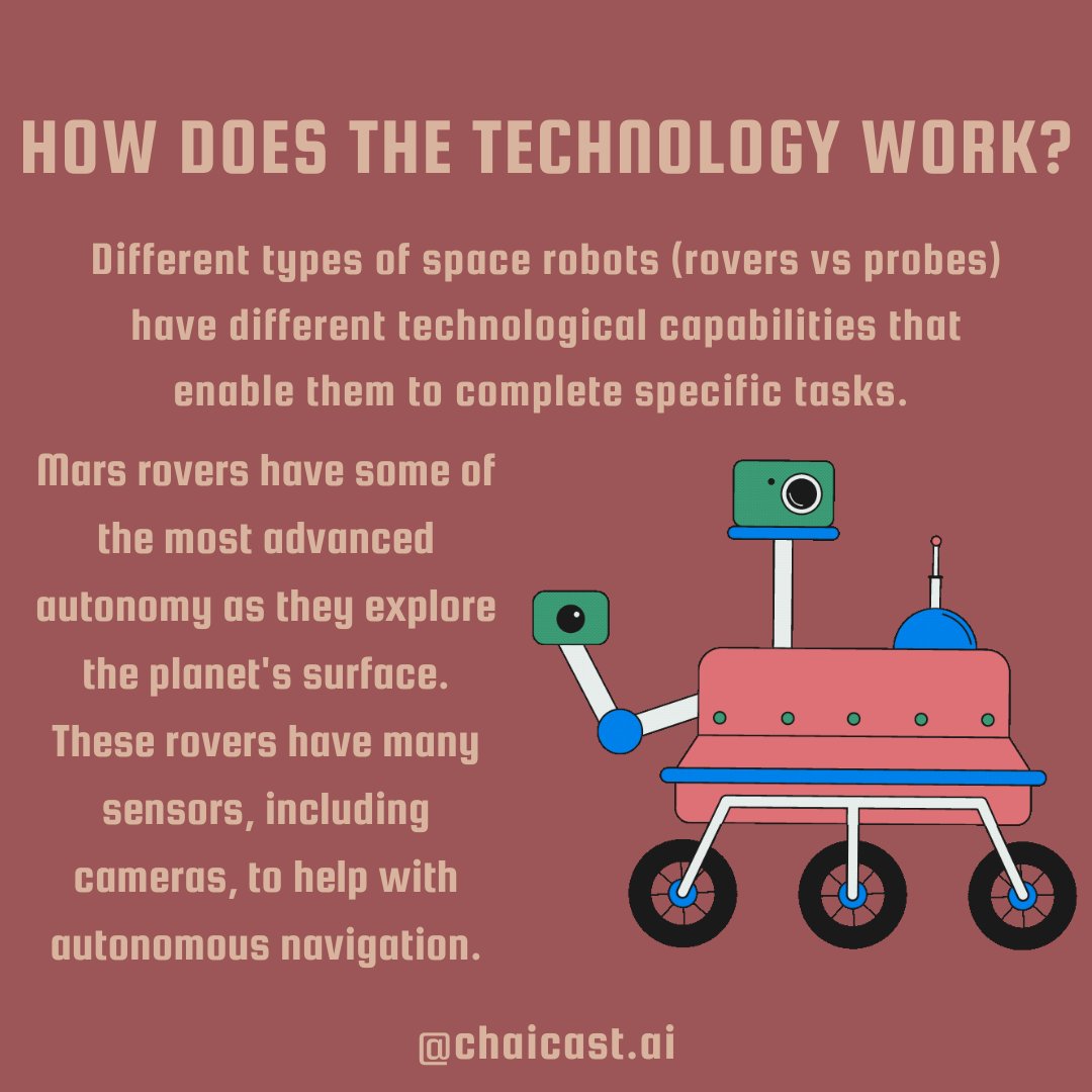 chAIcast's tweet photo. Space robotics can help us answer fundamental questions about the universe and help us solve problems on earth.

In Episode 2, Isha &amp; Rupal sat down with Karthik and talked about breaking into this field and its future.

Head to the link in our bio for all our episodes! https://t.co/UjgUojDmGq