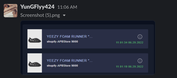 shoeplexus's tweet photo. Ordered everything off the menu today.
โ
Onyx Foam Runners
โ
Men's Military Jordan 4's
โ
250+ Pairs of GS Military 4's, 150 of them cooked by our #RandomSKUACO!
Cooking these restocks thanks to our restock team's ping. Always watching out for our member's backs. ๐ https://t.co/G5ClJQVmMg