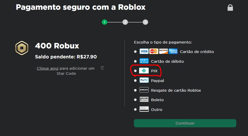 como comprar robux pelo cartão de crédito 