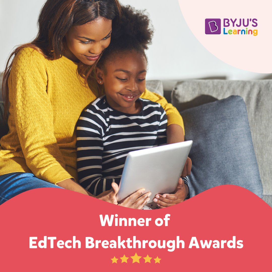 byjuslearningna's tweet image. We&apos;re thrilled to share that BYJU&apos;S Learning featuring Disney has won the EdTech Breakthrough Awards 2022 for Overall e-Learning Solution of the year! 

Check out our win here: bit.ly/3bqe4Bn @EdTech_Awards 

#EdTech #EdTechBreakthrough #BYJUSLearning