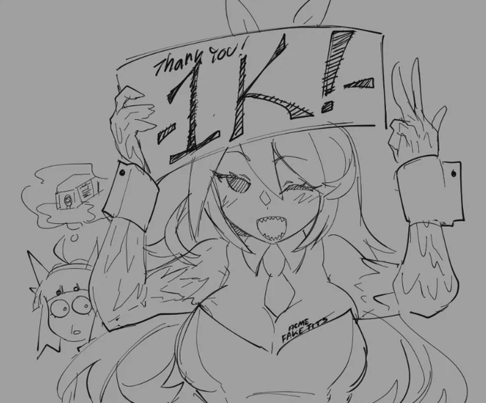Dooble to celebrate 1k fans on newgrounds. 