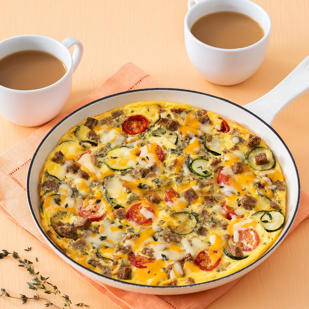Make breakfast a tasty breeze with this Easy Skillet Turkey Sausage and Egg Bake. bit.ly/2K7tc9A