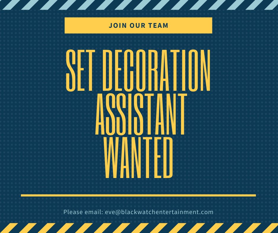 Farpoint_Films's tweet photo. Join our crew!
Looking to fill a very important crew position #ASAP for a new show, #FinallyCaught.
Position: Set Decoration Assistant
Term: July 4 - 29
Non-Union, Contract-Based Work
If interested please email eve@blackwatchentertainment.com.
Please share!!!
#Winnipeg https://t.co/ukf4iHhmm7