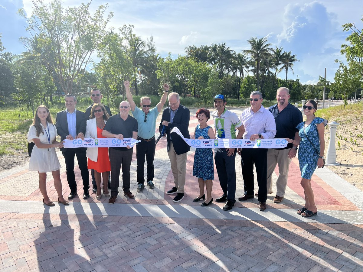 JERGLOBAL's tweet photo. The last stretch of the seven mile beach walk was just completed. This is a win for the residents of Miami Beach. @marksamuelian would have been proud! https://t.co/q6LVx5UgrK