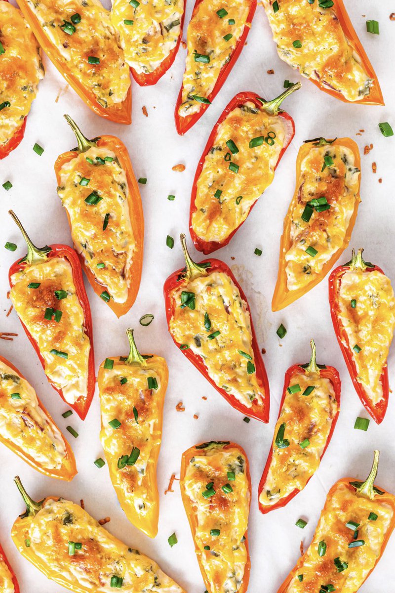 Appetizers are always a big hit, and these Cream Cheese Bell Pepper #Appetizer is the perfect bites for the #FourthofJuly! 🇺🇸🌶 allweeat.com/recipe/cream-c… 

#fourthofjulyrecipes #summerrecipes #appetizerrecipes  #stuffedpeppers #easyrecipes #healthy  #easyrecipes #lunch #dinner