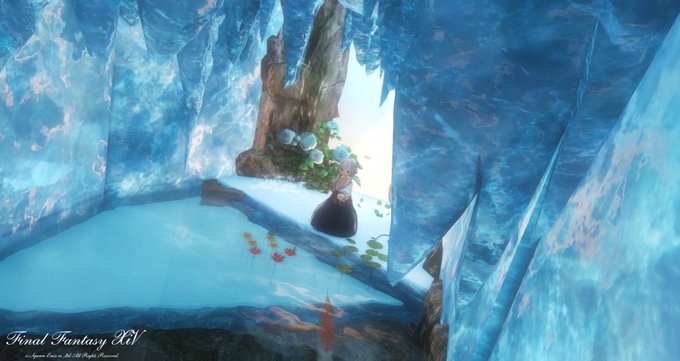 氷の洞窟のtwitterイラスト検索結果