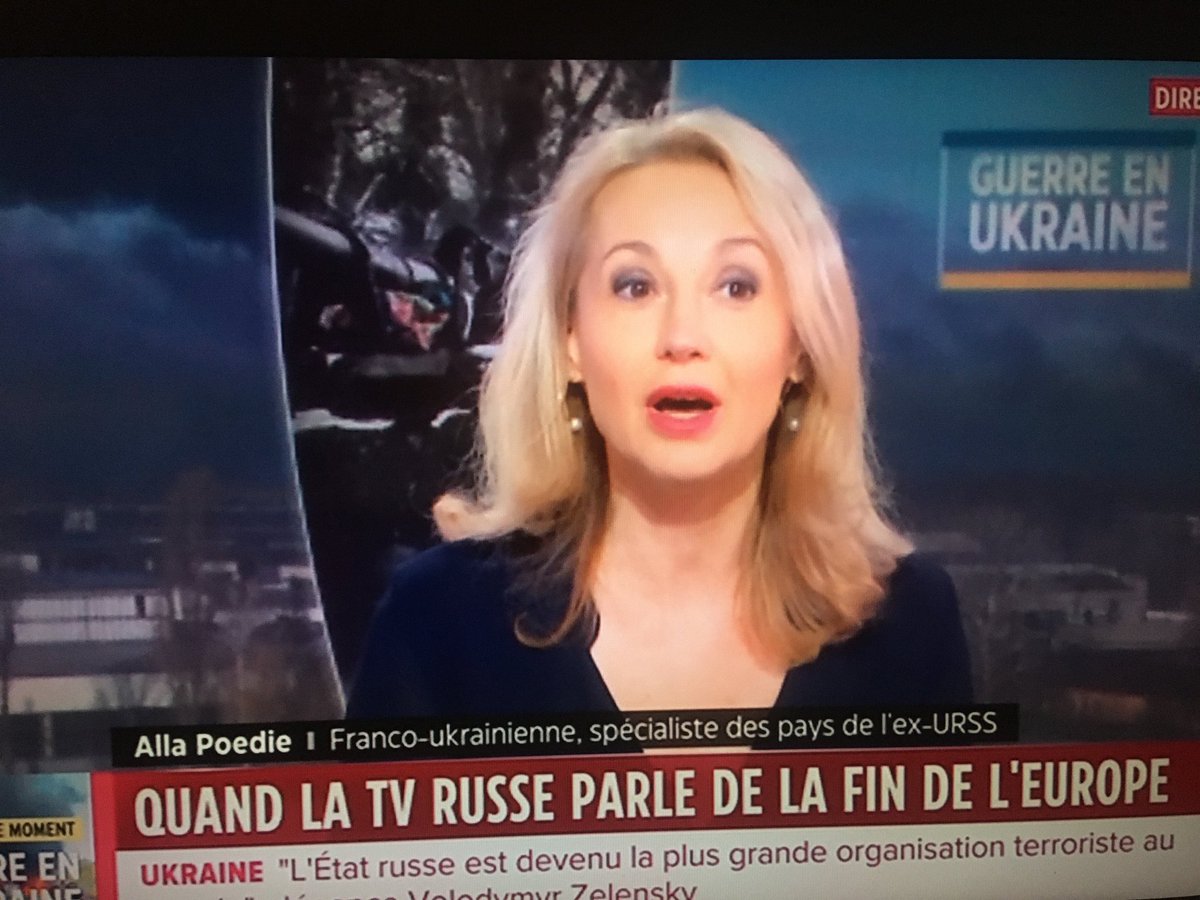 ekul_ykcul's tweet photo. @LCI @SergueiJirnov @ericbrunet @Julie_Hammett La STAR @Allaolivia, invitée d’honneur de #LCI :

La Russie est corrompue
Les soldats Russes n’ont plus le moral
Putine va mourrir
Qu’est-ce qu’il fait l’OTAN ?
Qu’est-ce qu’il attend Maron pour envoyer des armes ?
C’est typiquement français !
Les occidentaux ne comprennent rien! https://t.co/7tsFNZATSB
