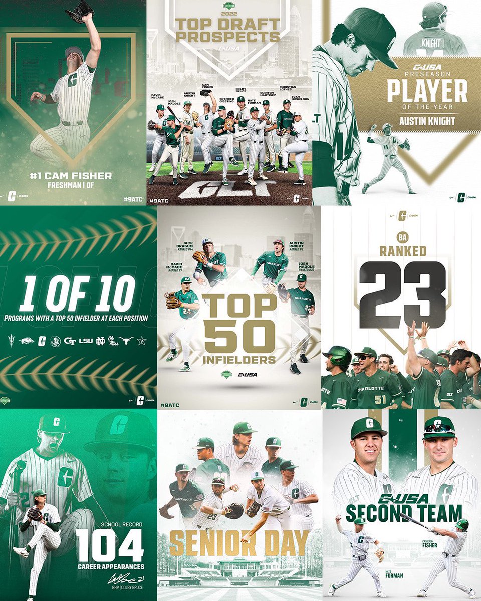 Excited to announce that I will be continuing my academic and athletic career at UNC Charlotte! Can’t wait to get to work! #9ATC