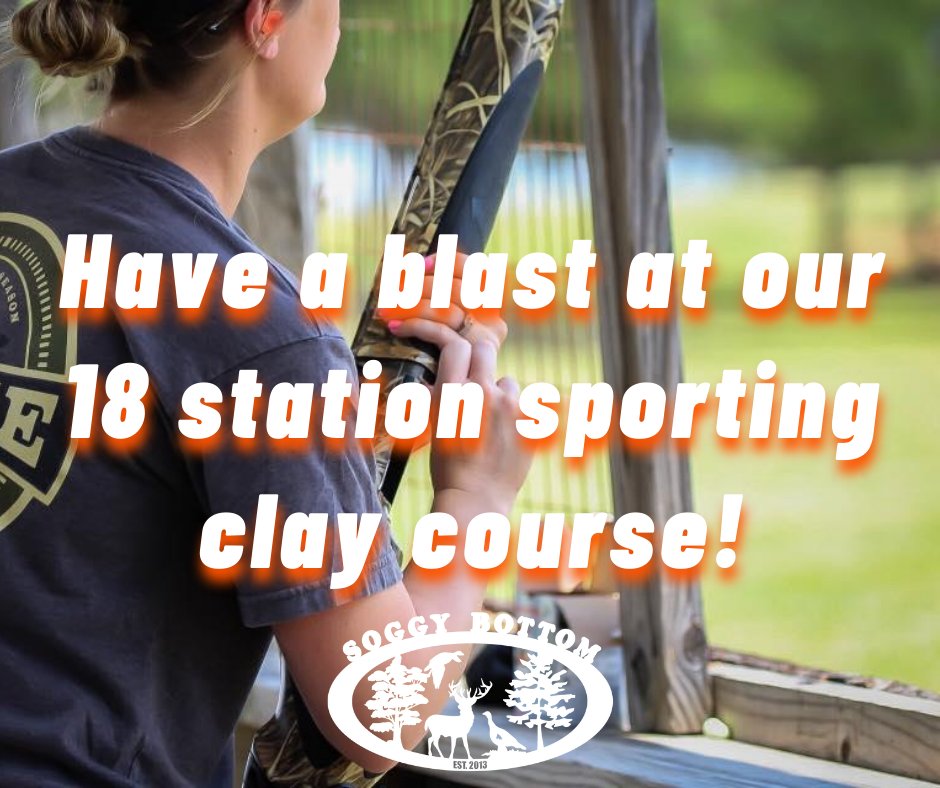 SBLest2013's tweet photo. Stay sharp year round with our first-class 18 station sporting clay course💥
#SportingClay #SoggyBottomLodge #Shack33 #WhatGetsYouOutdoor
#LindenAL #TuscaloosaAL #BirminghamAL
#Alabama #DemopolisAL #MobileAL #ThomasvilleAL https://t.co/3fkM4JwvYy