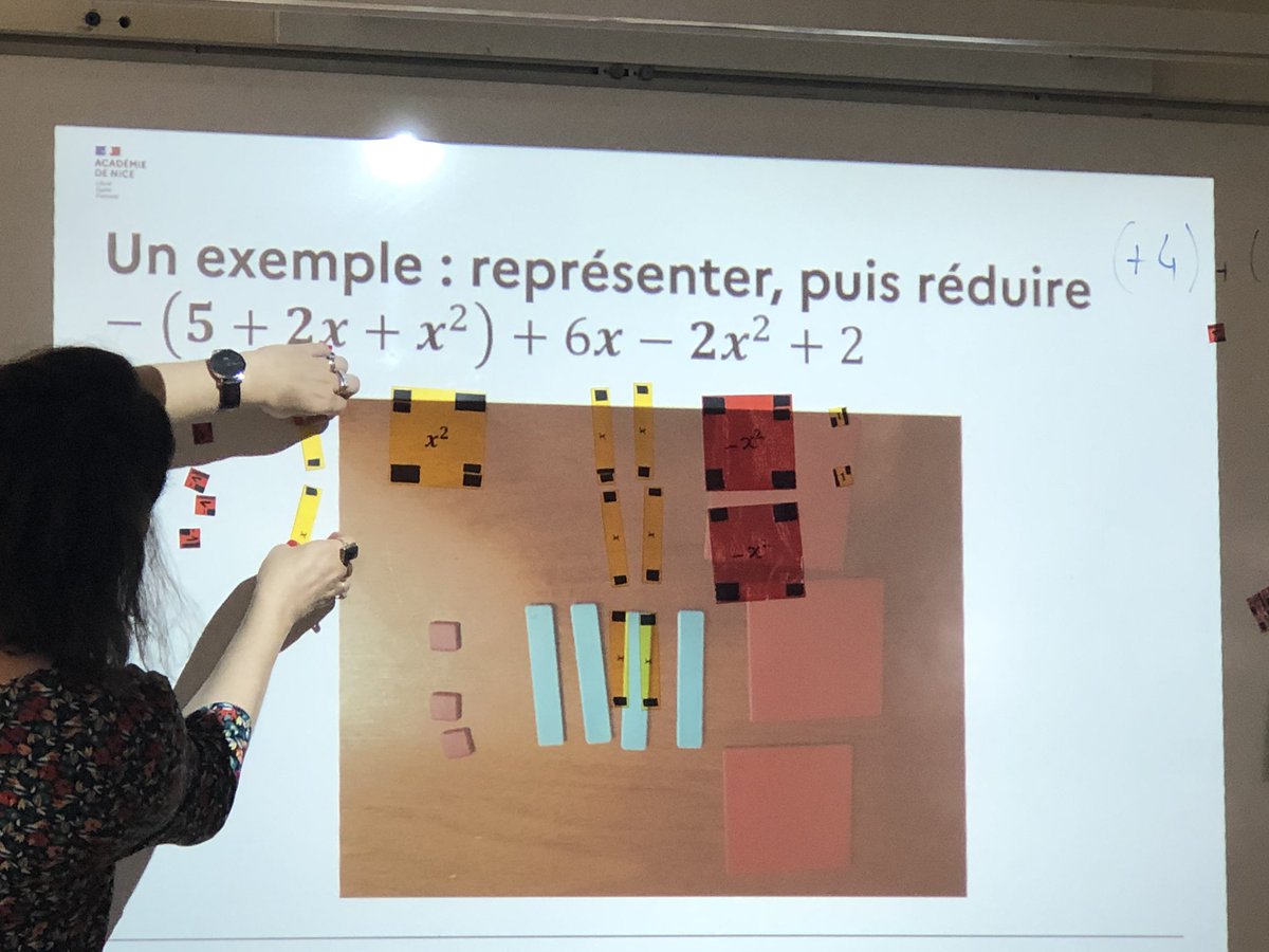 Labonne Veronique (@labonnevroniqu1) on Twitter photo Deux jours de formation avec <a href="/MarleneEsteve/">Marlène Esteve</a> sur la résolution de problèmes avec le modèle en barres. Les tuiles algébriques seront à tester à la rentrée. Deux jours de formation avec <a href="/MarleneEsteve/">Marlène Esteve</a> sur la résolution de problèmes avec le modèle en barres. Les tuiles algébriques seront à tester à la rentrée.