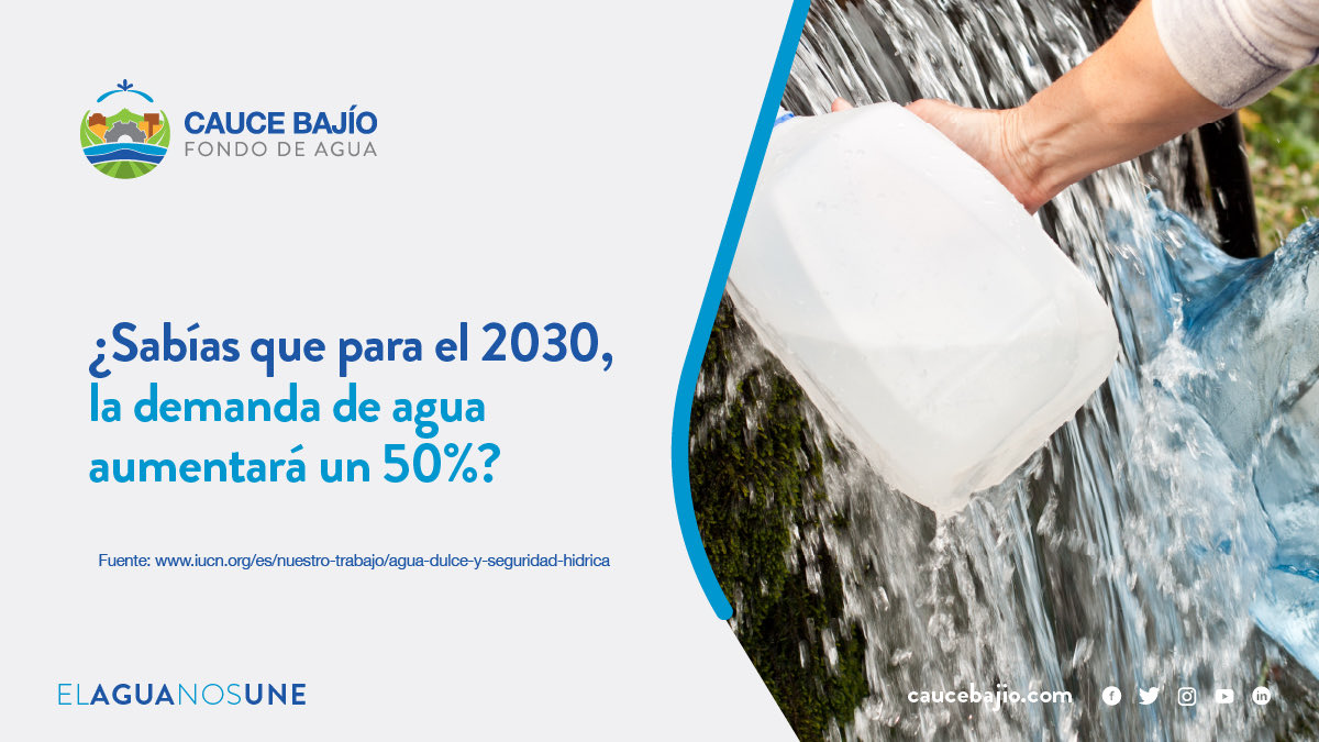 La subsistencia de la humanidad depende del acceso al agua; y hoy los ecosistemas hídricos desaparecen tres veces más rápido que los busques, por la sobreexplotación de los mismos. Es tiempo de hacer un cambio hacia una gestión del agua equitativa, eficiente y sostenible.