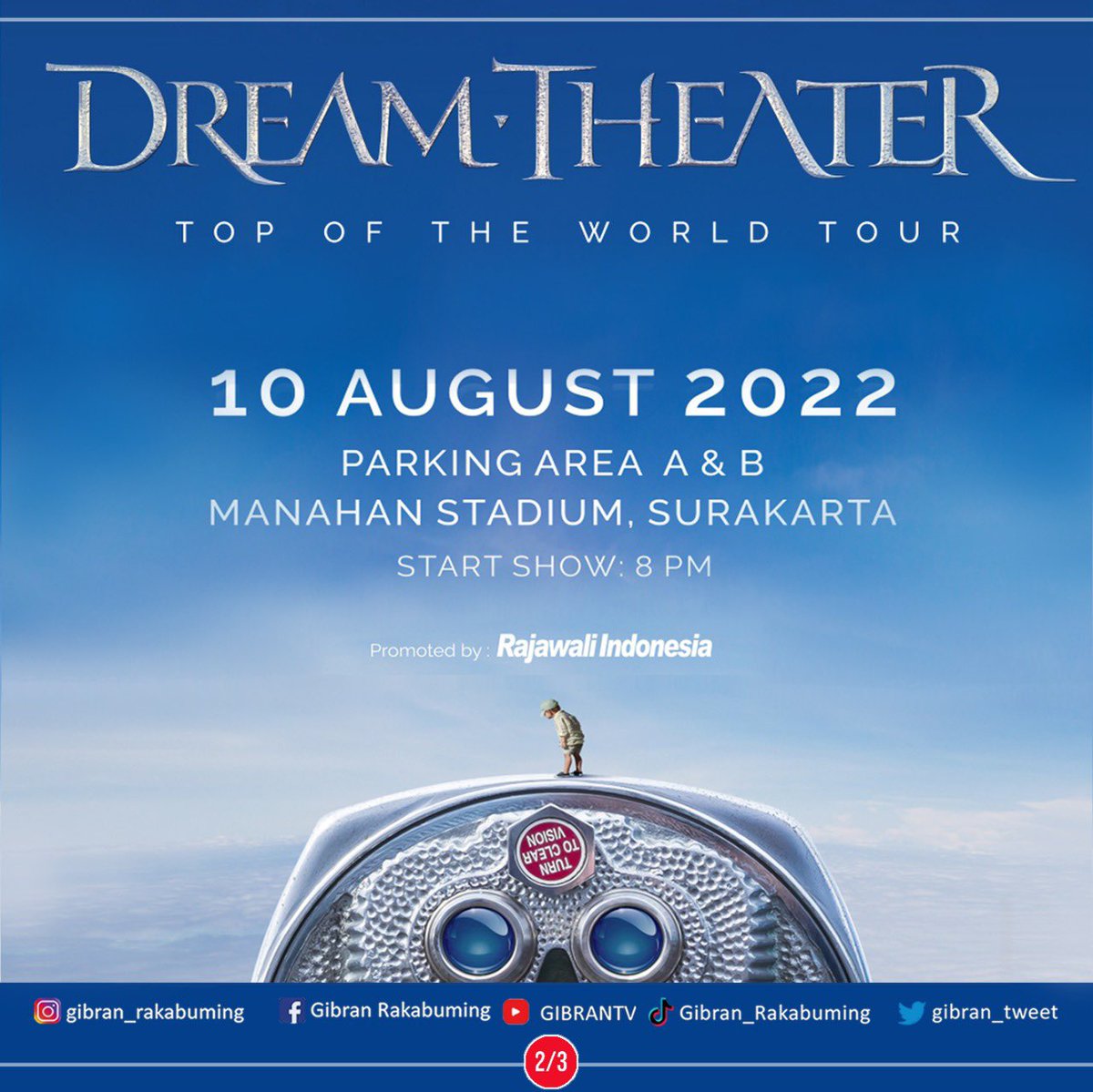 gibran_tweet's tweet photo. Dan Kota Solo begitu menyambut baik perhelatan musik internasional ini, karena Solo sangat siap dengan segala infrastruktur pendukung pagelaran event-event internasional. https://t.co/Kg3Z8b6zxg
