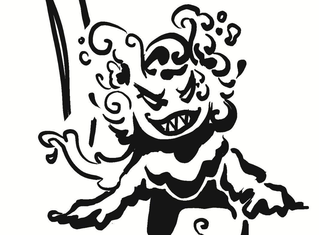 Long time no draw... here's some OC stuff, a doodle for self-indulgent writing stuff, and an old Wilfre WIP I'm picking back up