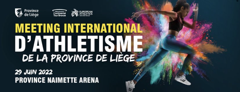 Wat een top meeting/stadion is dat daar eigenlijk in Luik geworden!? 

Sfeer &amp; gezelligheid ✅
Snelle piste ✅
Ruime warm-up ✅ 

⭐️⭐️⭐️⭐️⭐️