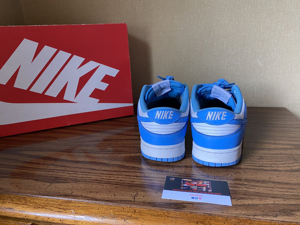 ShopNoice's tweet photo. 🔷Nike Dunk “UNC” NDS 
📏Size 9.5
💵DM for price https://t.co/w4WJ4sSYhR