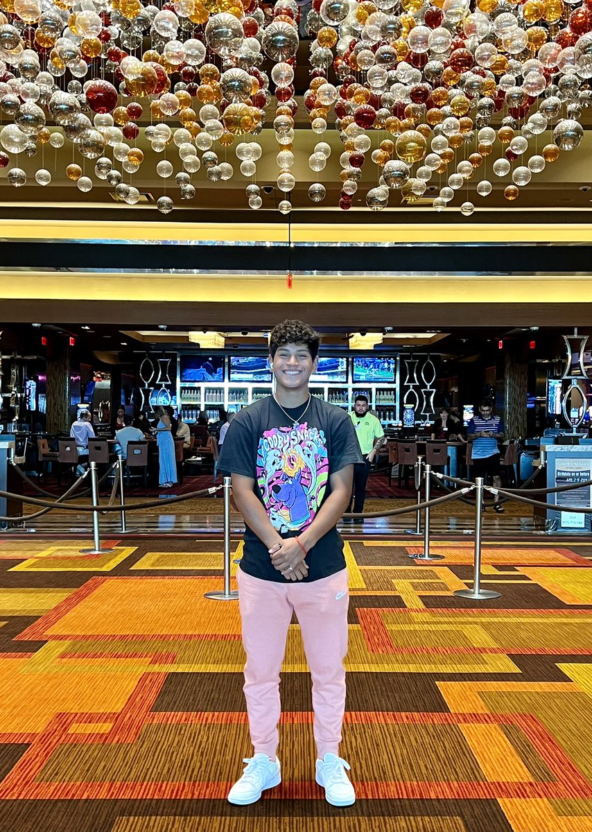 Let_marieg's tweet photo. Happy 17th Birthday🥳🎂 @rvigil23 
Started with game and ending with a little fun plus R&amp;R…Enjoy your day! @GoldenNuggetLC #travelbaseball #summerbaseball #txangels #bdaycelebrations https://t.co/mui8dIaq1U