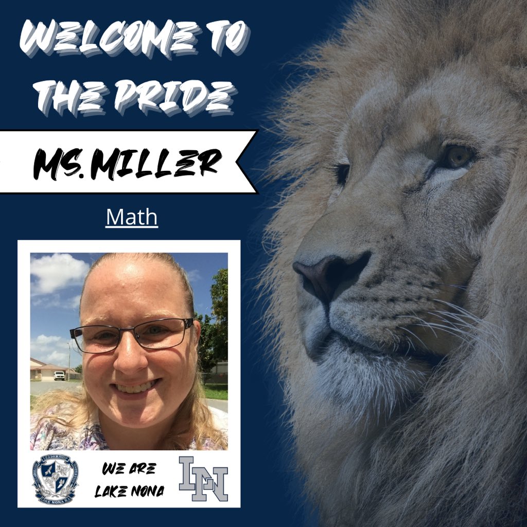 We are excited to welcome Ms. Miller to our Math department this upcoming school year! Ms. Miller will be joining us from Dr. Phillips HS and is excited to implement a new math course to OCPS on our campus. In her free time, Ms. Miller enjoys Disney, hiking, and traveling.