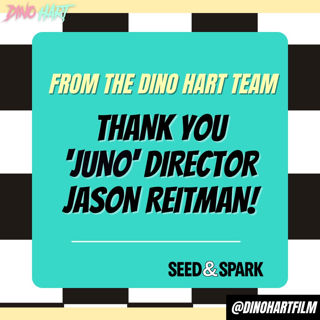 Remember when we said that 'Juno' was a central inspiration for Dino Hart?🤰🏻🎸💿

Well, we just found out that ‘Juno’ director Jason Reitman YES THAT ✨ JASON REITMAN ✨ found our project really special and PLEDGED $1,000 TO OUR CAMPAIGN <a href="/seedandspark/">Seed&Spark</a>! <a href="/JasonReitman/">Jason Reitman</a>