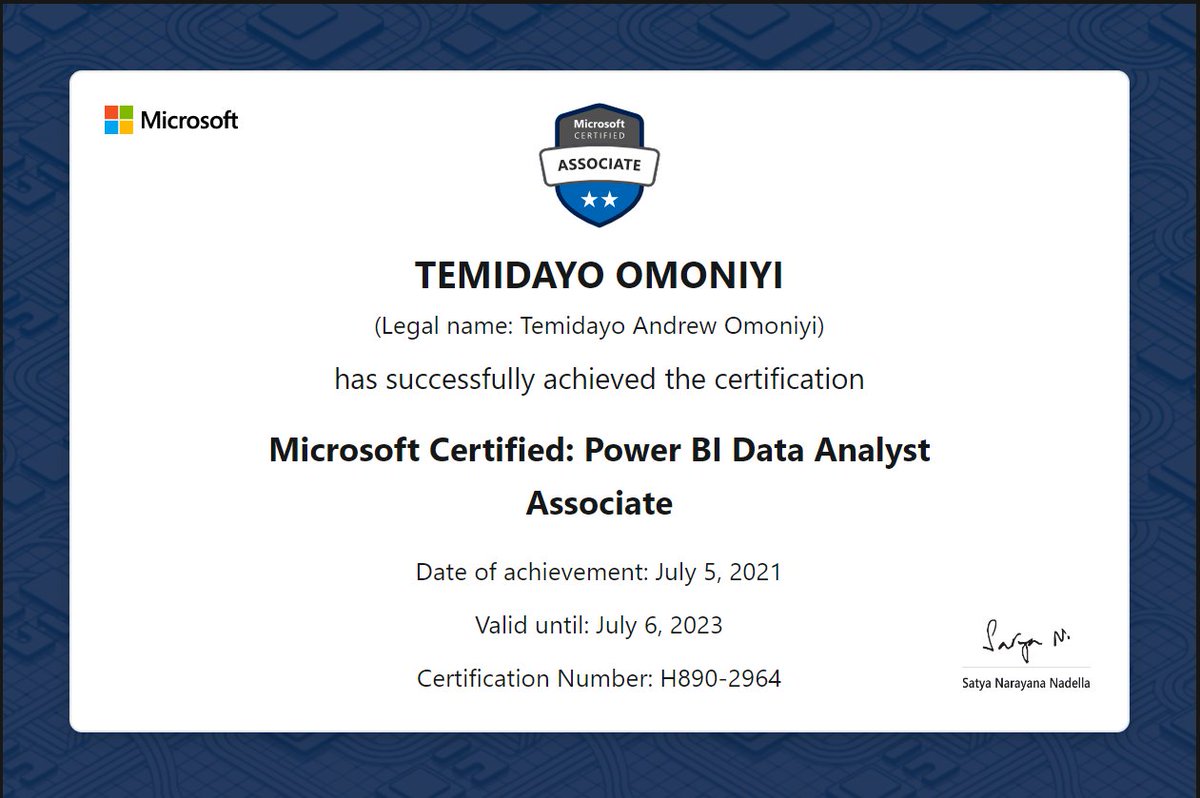 Kiddojazz's tweet photo. So I had to renew this tonight, thanks to Microsoft Learn. I guess I have another year. #PL300.

#UrBzEdge https://t.co/3L7N2c0Deg