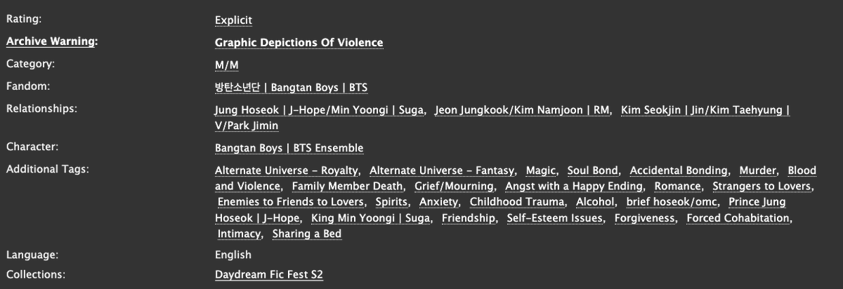 🔞❄️👑 Snowmelt 👑❄️
💙 sope
🌨️ (side namkook &amp; vminjin)
🌥️ e rated - ongoing
⛅️ royalty, magic, fantasy au
🌤️ accidental marriage, angst
☀️ romance, enemies to lovers
💛 for <a href="/daydreamficfest/">HOSEOK FANTASY FEST !</a> 
🔞 links below!