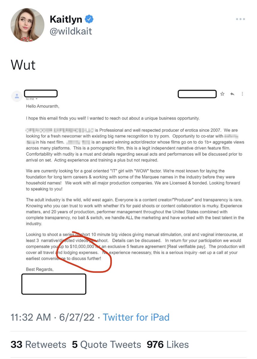 Pokimane says she could make $10 million a month from OnlyFans

Amouranth has been offered $10 million to shoot adult videos 

I still drive my moms car