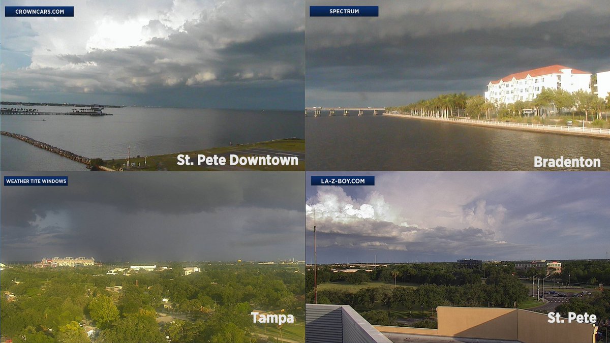 bn9weather's tweet photo. Check out our skycam views...another classic Florida evening with storms building along the sea breeze and moving westward toward the Gulf. https://t.co/JxbBN7l11N
