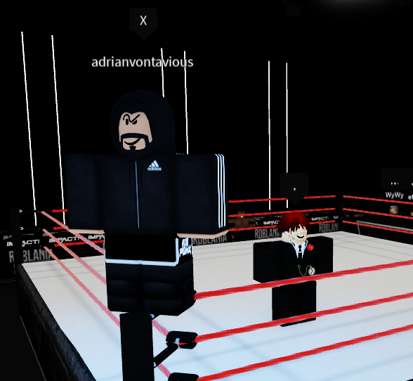 IMPACTonRblx's tweet photo. IMPACT RECAPPED:

@adrianw0ndxr made his RETURN to the Impact! Zone and DEMANDED a shot in the Digital Media Championship match, to replace the X-Division shot he never got. Korben hesitantly accepted.

(https://t.co/G2BUCu254Z) https://t.co/QnryIc5H4g