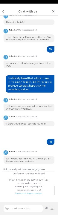 xmadroxidex's tweet photo. @att @atthelp someone needs to re train ALL of the customer service reps that answer the phone for tech support.. lying to customers is not the best way to keep your customers.. 2 different reps on 2 different days didn't follow through with what they said they were going to do. https://t.co/mEe9WCHfAa