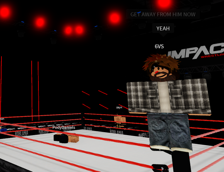 IMPACTonRblx's tweet photo. IMPACT RECAPPED:

@The_JJ_Daniels and the rest of the United Empire came out to confront @theprogame777 after his victory over Jayden Osprey, which they then launched an ATTACK! @VeeStylesRblx came out to defend Pody and vowed to end the United Empire.

(https://t.co/G2BUCu254Z) https://t.co/Aey2SggjhN