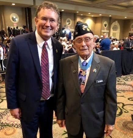 Woody Williams, the last surviving Medal of Honor recipient from World War 2, passed away today. His valor is unmatched in history, but he was so humble when I met him a few years ago. May Woody Rest In Peace.