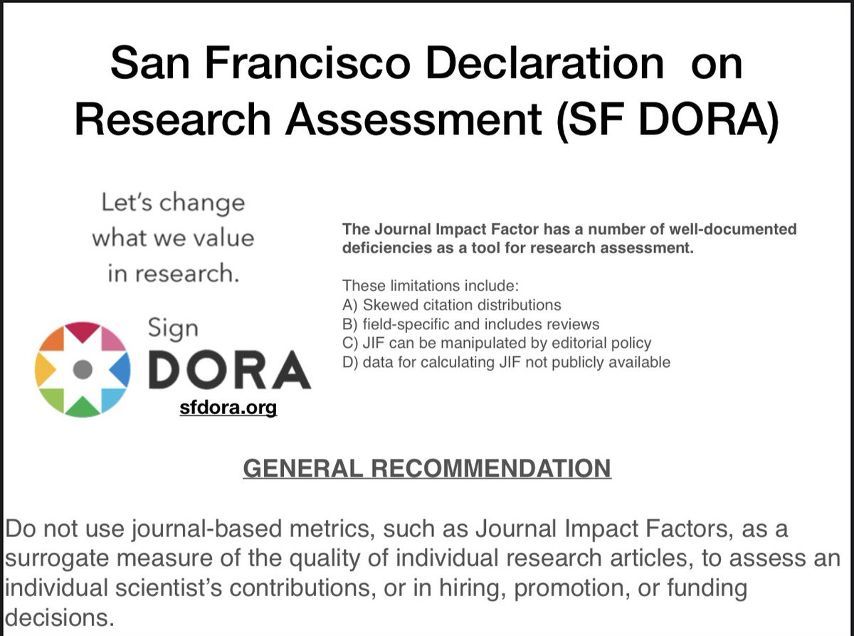 Here are some slides I show sometimes with data (from biorxiv.org/content/10.110…) on skewed journal citation distributions. JIF is a preposterous and inappropriate measure of individual article quality. Don’t get beclowned by the JIF