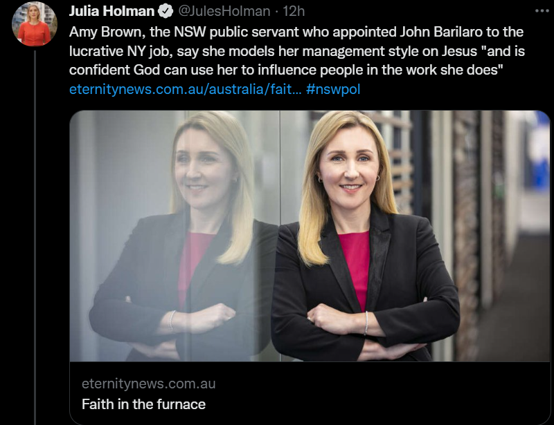 JonesHowDareYou's tweet photo. If I believed in "god" I'd be praying this was satire.
I fear it isn't! Just one more reason this country is in so much trouble. #auspol #nswpol #FuckJesus #SecularMatters https://t.co/aOcFSTFMJq