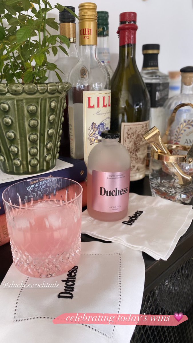Celebrating today’s wins with a <a href="/duchesscocktail/">Duchess Cocktails</a> 💖

And while some cool stuff happened, in today’s environment, existing counts as a win
