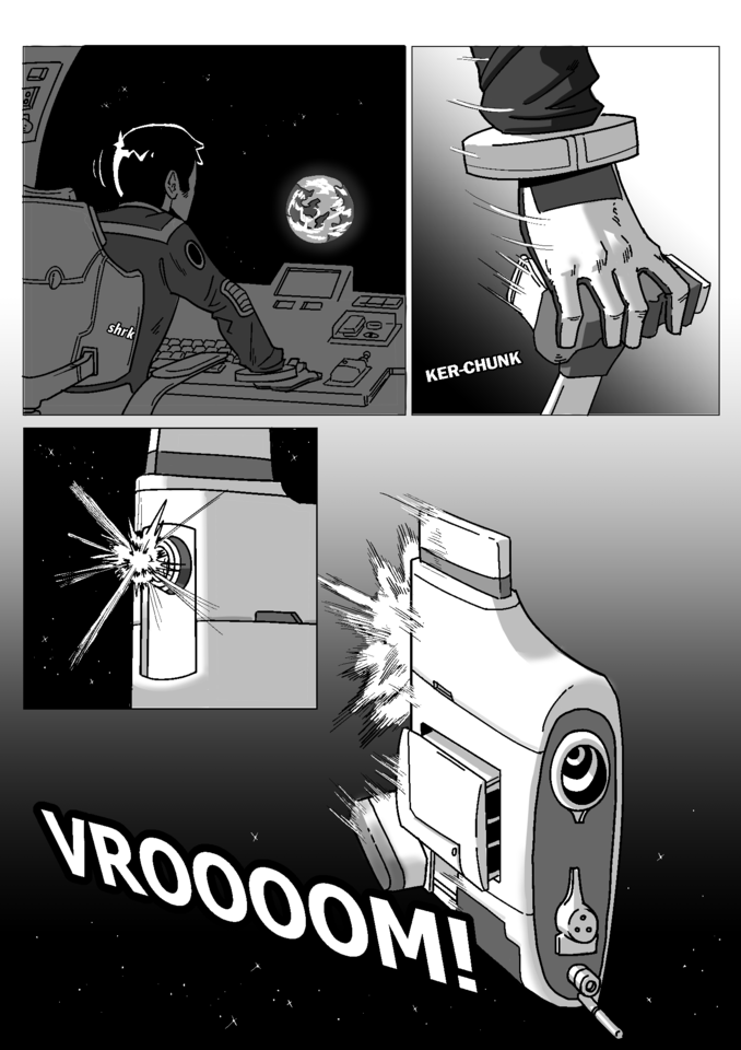 ProjectHelios3's tweet photo. Finished page two! #Indiecomics #comics #scifi #projecthelios #webcomic https://t.co/ehujbXL5si