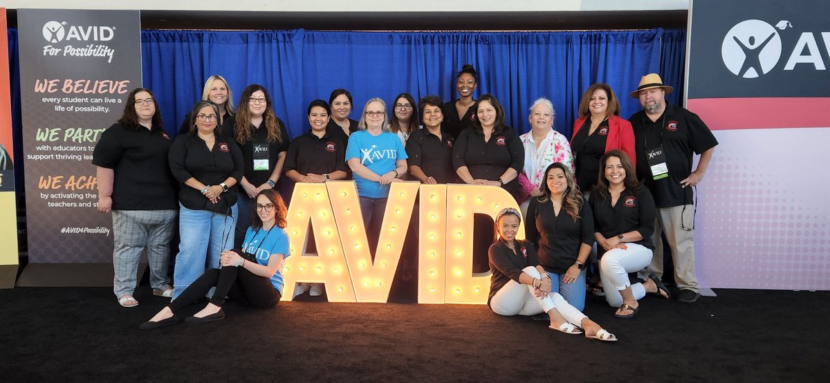 AVIDEagles's tweet photo. Day 1 of @AVID4College Summer Institute was a Success! Thanks to our @CrockettColts SITE TEAM for AVIDly Amazing day! #AVIDColts #AVID4Possibility #AVIDFamily #ThisIsAVID #ColtsTakeOverAnaheim @MaribelAranda12 @ECISD_AVID4ALL @ScottMuri @AVIDExcel @EctorCountyISD https://t.co/or2JuZkYLY