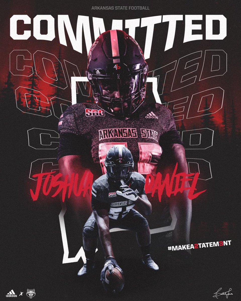 Joshua Daniel (@joshuadanielol) on Twitter photo Next chapter (205)✈️(870) #Blessed #Committed <a href="/CoachAKwon/">Andy Kwon</a> <a href="/CoachButchJones/">Butch Jones</a> <a href="/CoachAbrams/">Adrian Abrams</a> @bigrick_99 @Coach_Moland <a href="/AStateFB/">Arkansas State Football</a> <a href="/coachswift64/">Coach T. Swift</a> <a href="/Rivals/">Rivals</a> <a href="/247Sports/">247Sports</a> Next chapter (205)✈️(870) #Blessed #Committed <a href="/CoachAKwon/">Andy Kwon</a> <a href="/CoachButchJones/">Butch Jones</a> <a href="/CoachAbrams/">Adrian Abrams</a> @bigrick_99 @Coach_Moland <a href="/AStateFB/">Arkansas State Football</a> <a href="/coachswift64/">Coach T. Swift</a> <a href="/Rivals/">Rivals</a> <a href="/247Sports/">247Sports</a>