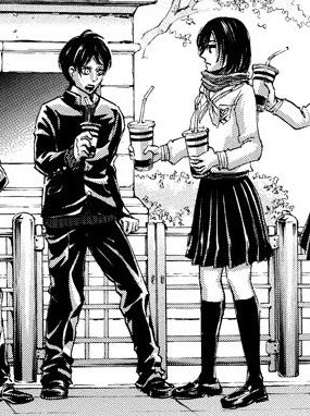 high-school eremika from attack on titan brutus magazine cover 🤍