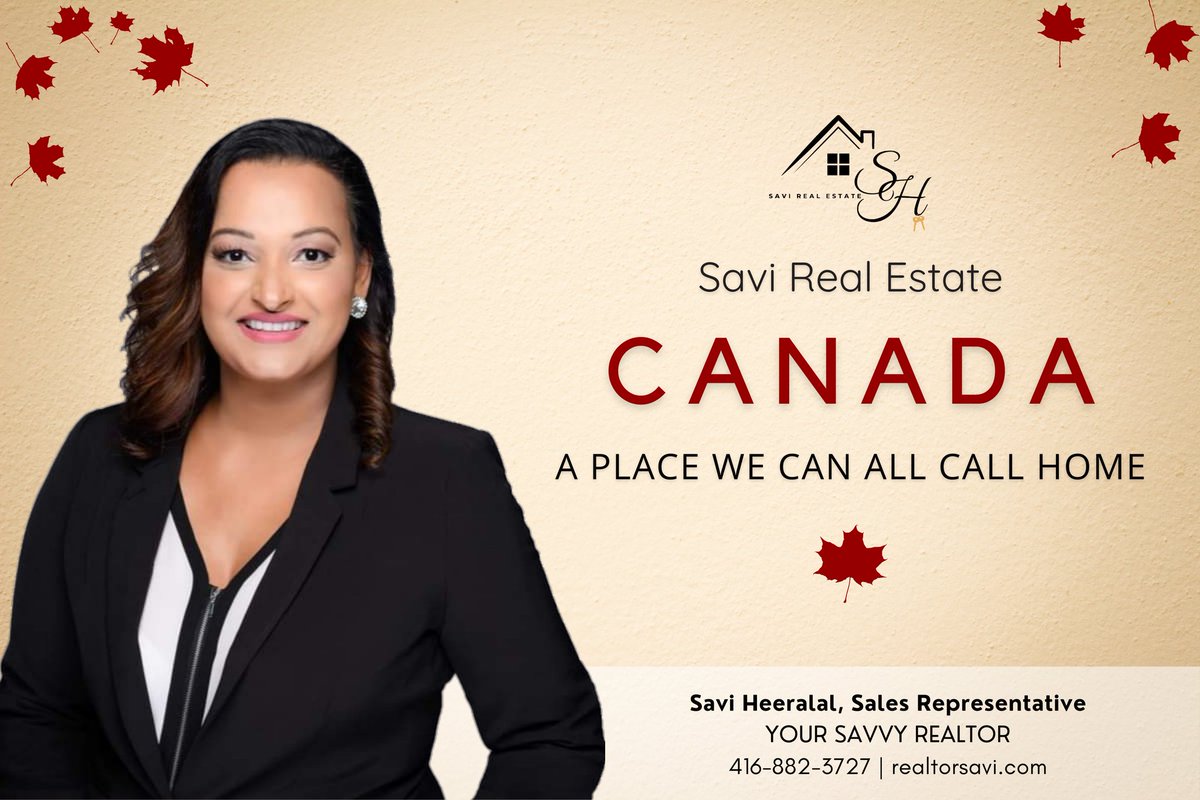 Savi_Realtor's tweet photo. Canada Day is right around the corner! I wish everyone a happy and safe long weekend 🇨🇦🎊

#CanadaDay #OhCanada #HomeSweetHome #Canada #Toronto #EtobicokeRealtor #YourSavvyRealtor #Etobicoke https://t.co/cSspOgsqbg
