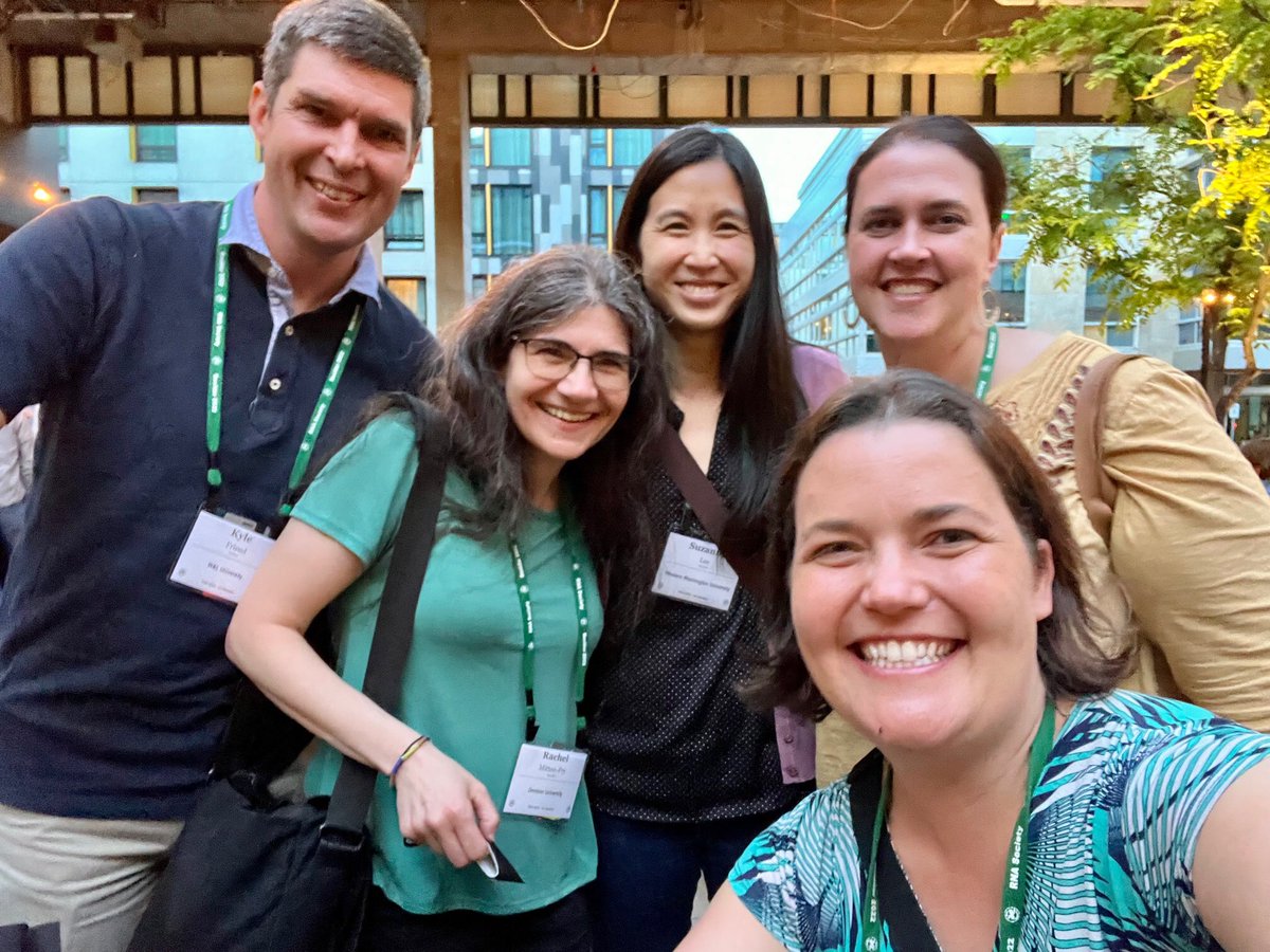 I’m so excited to be working with these lovely people and others to build community and advocacy for PUI RNA researchers and our students. Am organizing our first #RNAatPUI meeting soon, so pls RT + DM to join our Slack group if interested!  <a href="/RNASociety/">The RNA Society</a> <a href="/jrRNAscientists/">Jr RNA Scientists</a>